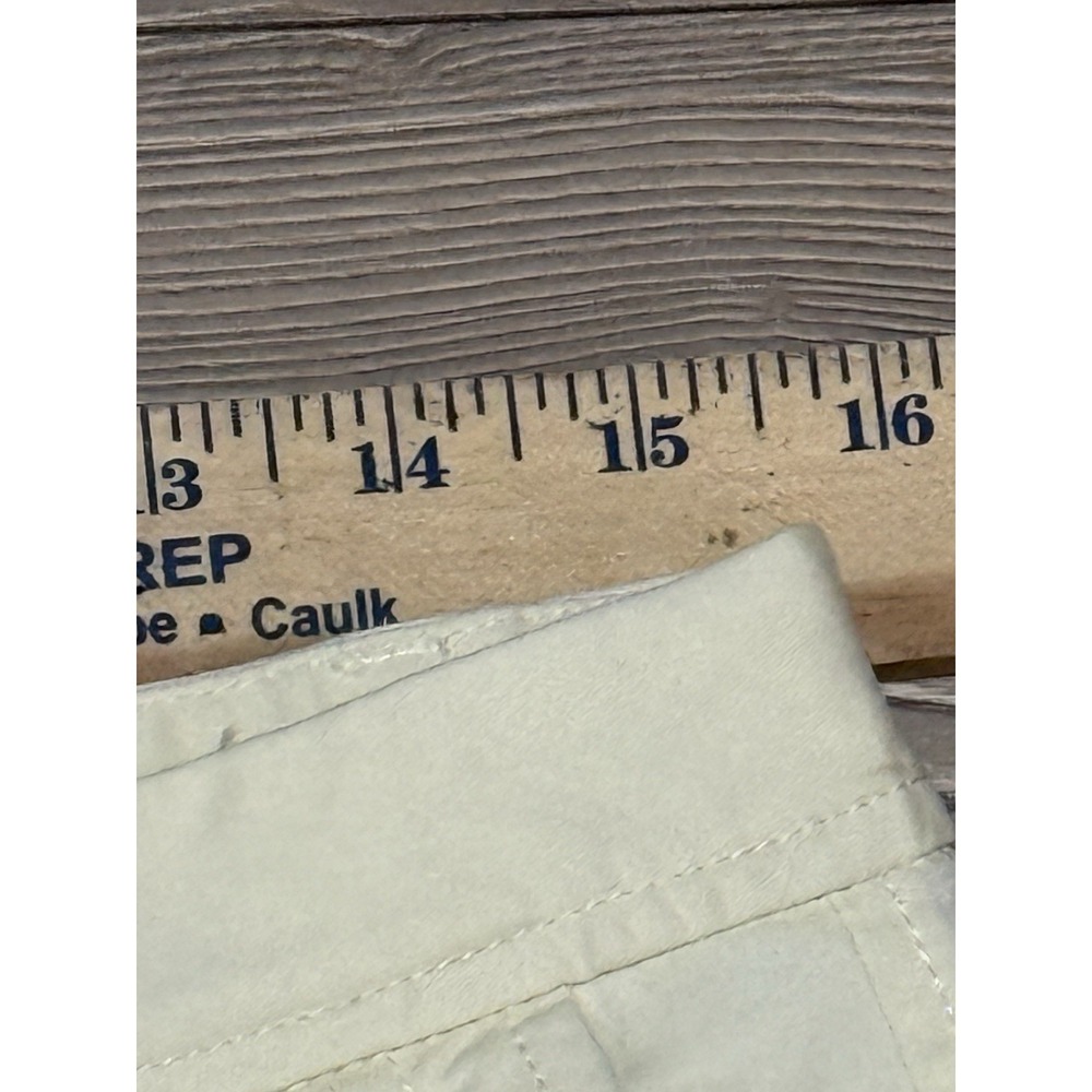 Talbots Relaxed Chino Pants Women's 10P Yellow Lemon Embroidered Stretch Ankle - Picture 8 of 11